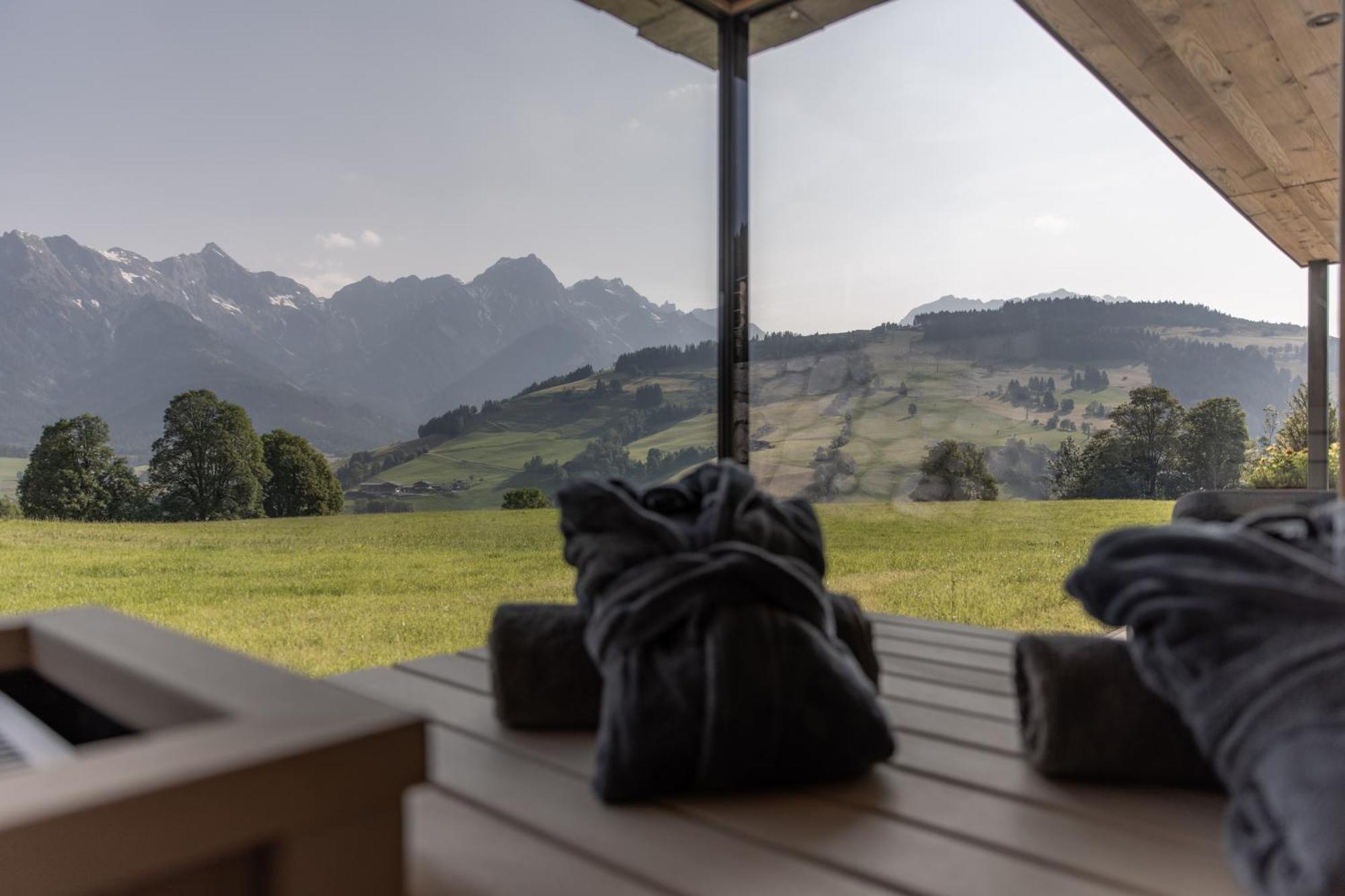 Biohof Ebengut Aparthotel Maria Alm am Steinernen Meer Luaran gambar