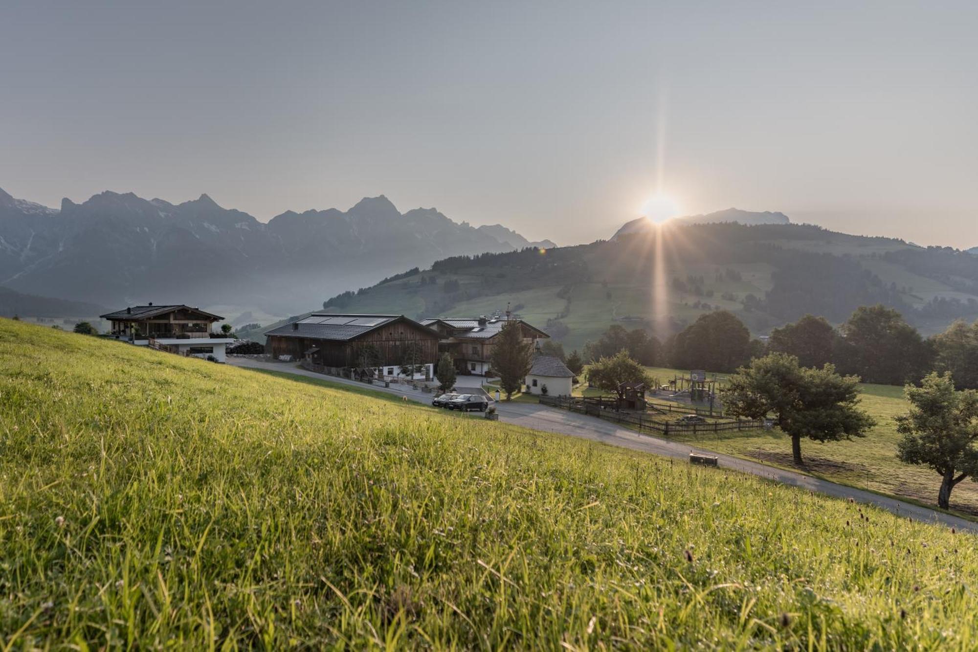 Biohof Ebengut Aparthotel Maria Alm am Steinernen Meer Luaran gambar