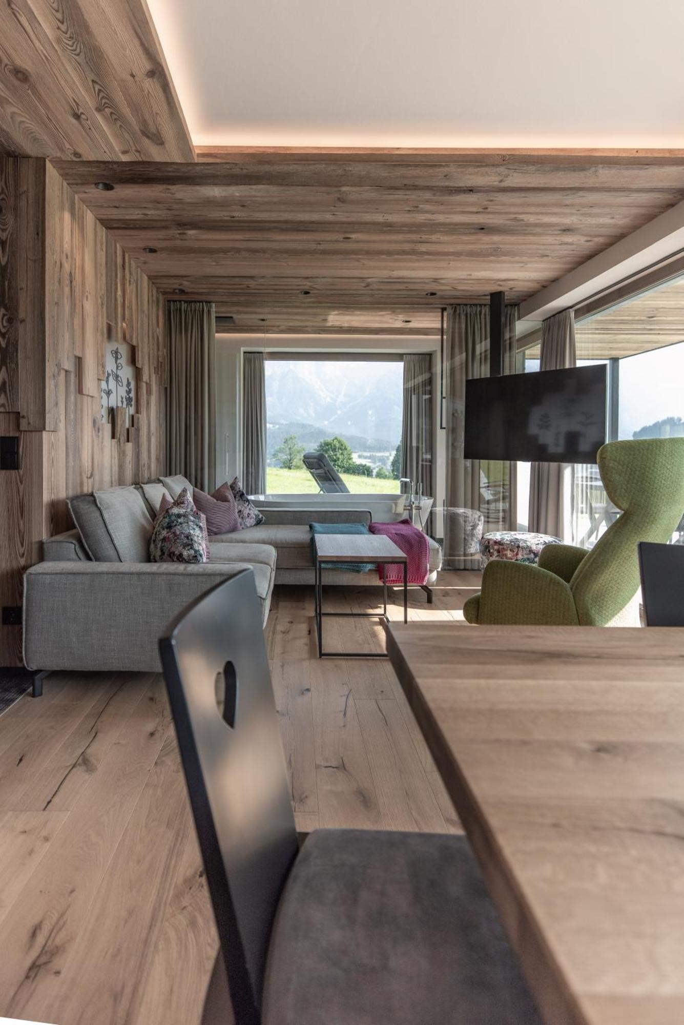 Biohof Ebengut Aparthotel Maria Alm am Steinernen Meer Luaran gambar